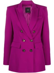 PINKO blazer croisé à col v - Violet