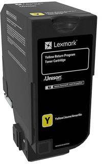Lexmark Return Program toner CS72x, 3.000 pagina&apos;s, OEM 74C20Y0, geel
