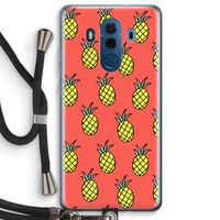 Ananas: Huawei Mate 10 Pro Transparant Hoesje met koord