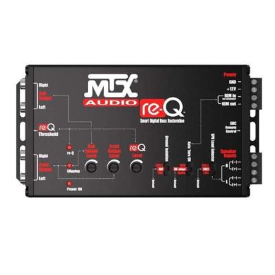 Hoogwaardige processoringangen op hoog niveau naar RCA-uitgangen - MTX AUDIO - re-Q