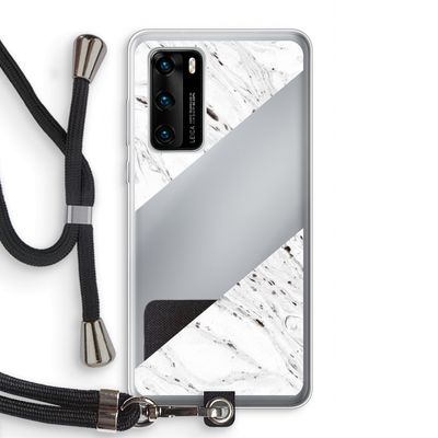 Biggest stripe: Huawei P40 Transparant Hoesje met koord