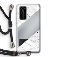 Biggest stripe: Huawei P40 Transparant Hoesje met koord