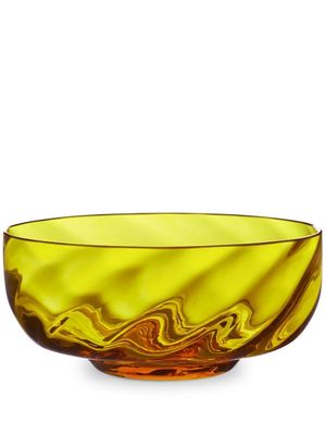 Dolce & Gabbana lot de deux bols à glace en verre Murano soufflé à la main - Jaune