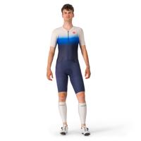 Castelli PR 2 speed trisuit korte mouw blauw heren XXL - thumbnail