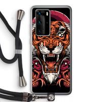 Tiger and Rattlesnakes: Huawei P40 Pro Transparant Hoesje met koord