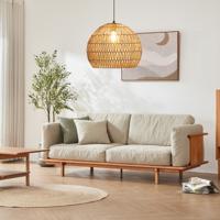 Hanglamp van Geweven Papier Kroonluchter in Bohemianstijl met Verstelbare Hanghoogte Moderne en Landelijke Lamp