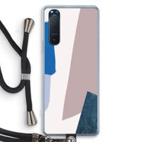 Lapis: Sony Xperia 5 II Transparant Hoesje met koord