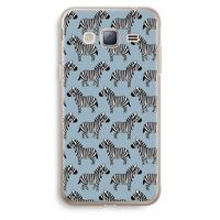 Zebra: Samsung Galaxy J3 (2016) Transparant Hoesje Zebra: Samsung Galaxy J3 (2016) Transparant Hoesje