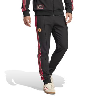 adidas Manchester United Icon Trainingsbroek Zwart Rood