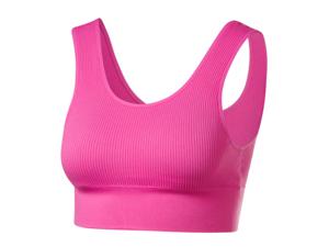 CRIVIT Dames sport-BH, Light-Level (L (44/46), Roze)