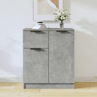 Dressoir 60x30x70 cm bewerkt hout betongrijs