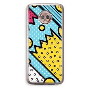 Pop Art #1: Motorola Moto G6 Transparant Hoesje