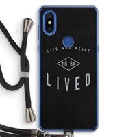 To be lived: Xiaomi Mi Mix 3 Transparant Hoesje met koord