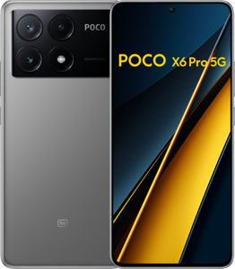 Xiaomi POCO X6 Pro 16,9 cm (6.67") Dual SIM 5G USB Type-C 8 GB 256 GB 5000 mAh Grijs