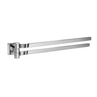 Smedbo Ice Handdoekhouder - 40cm - draaibaar - chroom OK326