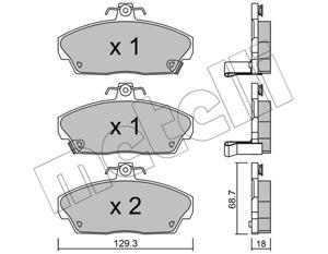 Metelli Remblokset 22-0174-0