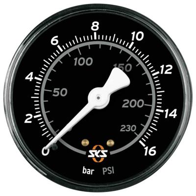 Sks Pompd manometer 63mm 16 bar zw