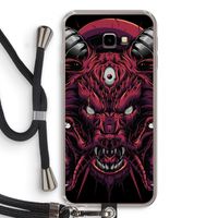 Hell Hound and Serpents: Samsung Galaxy J4 Plus Transparant Hoesje met koord