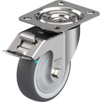 Blickle LEX-PATH 100KFD-FI Zwenkwiel met rem Wieldiameter: 100 mm Draagvermogen (max.): 150 kg 1 stuk(s)