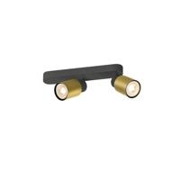 SLV SpotPuri 2.0 Tube zwart-goud dubbel - 1008309