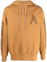 Aries hoodie à logo imprimé - Marron - thumbnail