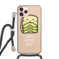 Avo Good Day: iPhone 11 Pro Transparant Hoesje met koord