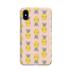 Ananas: iPhone Xs Volledig Geprint Hoesje