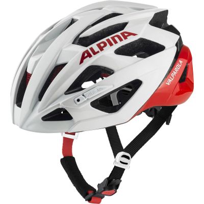 Olympic Sportswear Alpina sports tour helm valparola 51-56 wit/rood