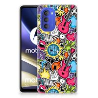 Motorola Moto G51 5G Silicone Back Cover Punk Rock - thumbnail