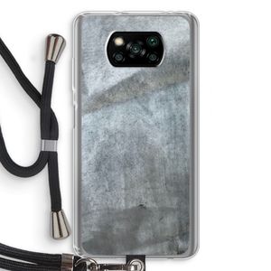 Grey Stone: Xiaomi Poco X3 NFC Transparant Hoesje met koord