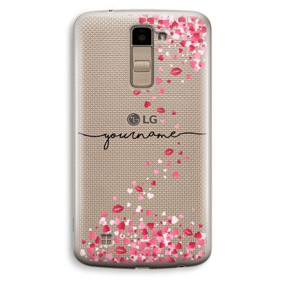 Hartjes en kusjes: LG K10 (2016) Transparant Hoesje