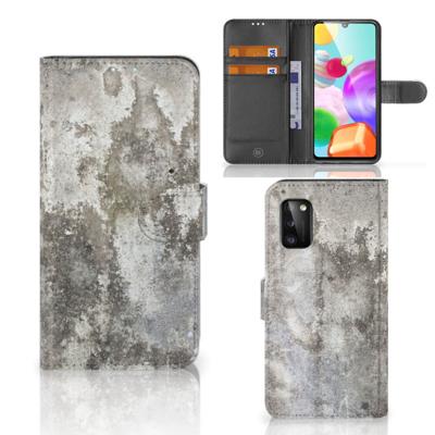 Samsung Galaxy A41 | Bookcase | Beton Print