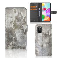 Samsung Galaxy A41 | Bookcase | Beton Print