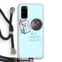 Best Friend Forever: Samsung Galaxy S20 Transparant Hoesje met koord