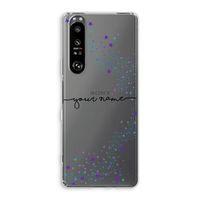 Sterren: Sony Xperia 1 III Transparant Hoesje
