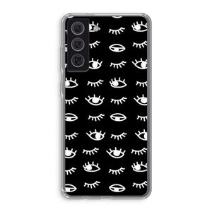 Eye pattern #3: Samsung Galaxy S21 FE Transparant Hoesje