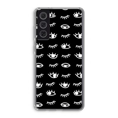 Eye pattern #3: Samsung Galaxy S21 FE Transparant Hoesje