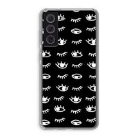 Eye pattern #3: Samsung Galaxy S21 FE Transparant Hoesje