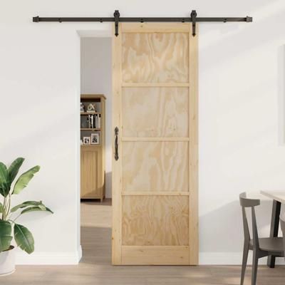 Schuifdeur met Hardware Set 'ORKDAL'van Massief Grenenhout