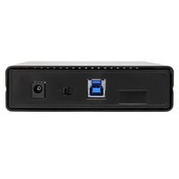 StarTech.com 3,5in zwarte USB 3.0 externe SATA III harde-schijfbehuizing met UASP voor SATA 6 Gbps draagbare externe HDD - thumbnail