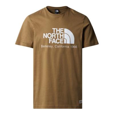 The North Face Berkeley California S/S T-Shirt Heren Utility Brown S