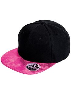 Result RH87 Bronx Flat Glitter Peak Snapback Cap