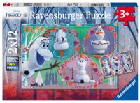 Ravensburger puzzel 2x12 stukjes frozen 2 Olaf