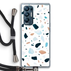 Terrazzo N°13: Oppo Find X3 Neo Transparant Hoesje met koord