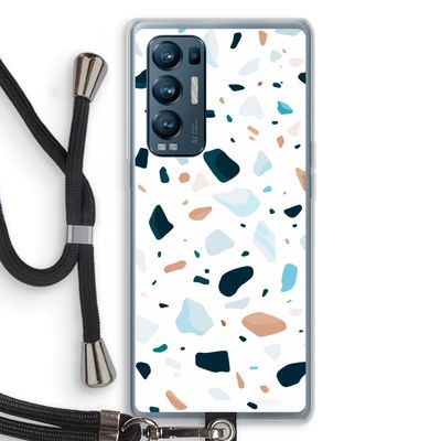 Terrazzo N°13: Oppo Find X3 Neo Transparant Hoesje met koord