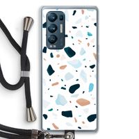 Terrazzo N°13: Oppo Find X3 Neo Transparant Hoesje met koord