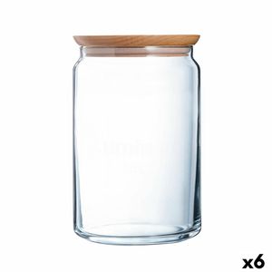 Pot Luminarc Pav Transparant Glas (2 L) (6 Stuks)