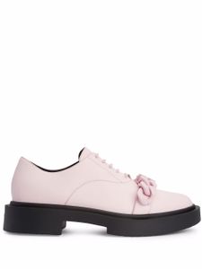 Giuseppe Zanotti chaussures Adric à détail de chaîne - Rose