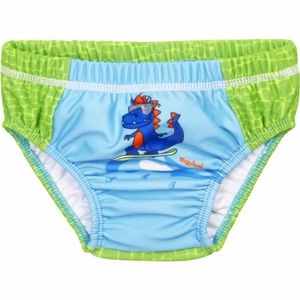 Playshoes zwemluier Dino Blauw Groen Maat