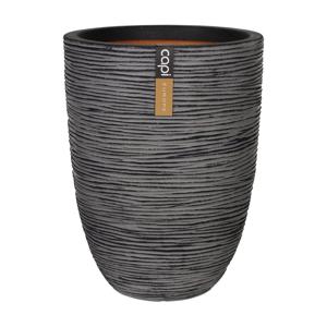 Vaas eleg laag rib NL 46x58 antraciet - Capi europe